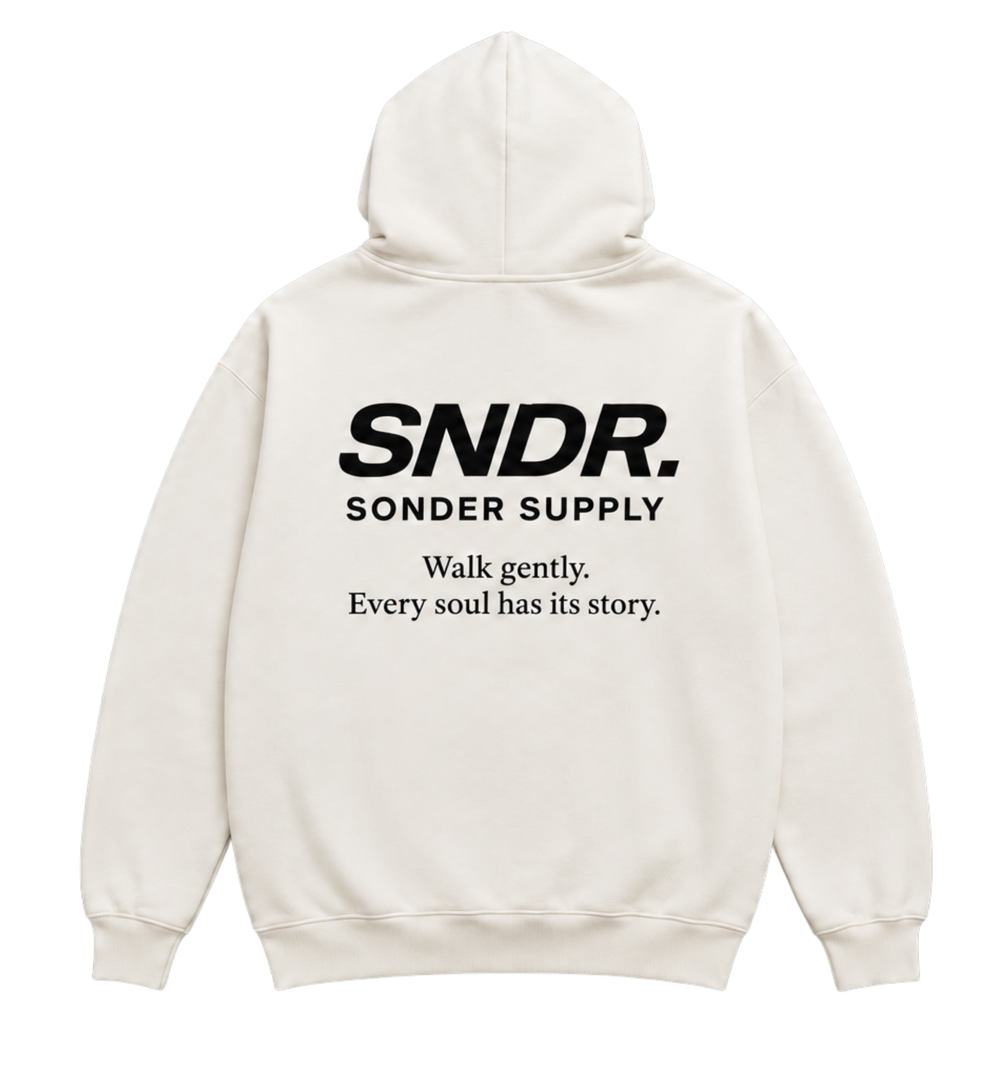SNDR Signature Heavyweight Hoodie (White)