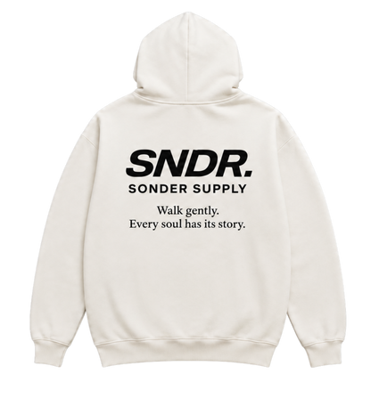 SNDR Signature Heavyweight Hoodie (White)