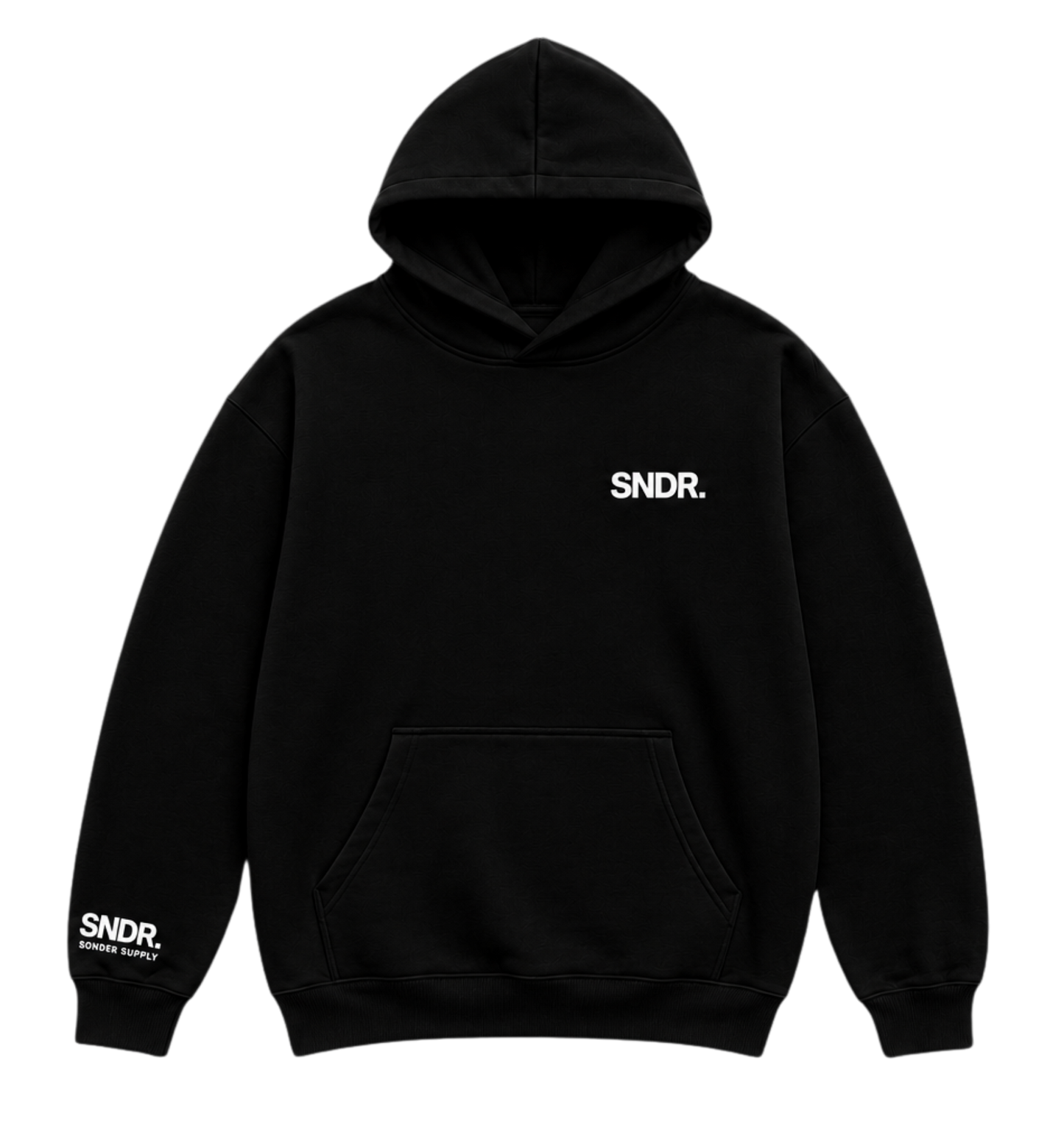 SNDR Signature Heavyweight Hoodie (Black)