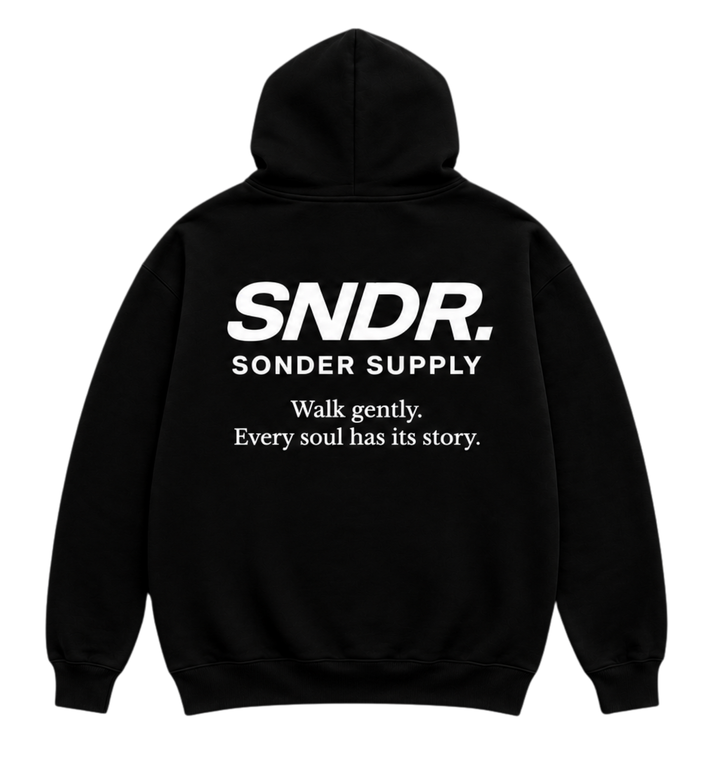 SNDR Signature Heavyweight Hoodie (Black)