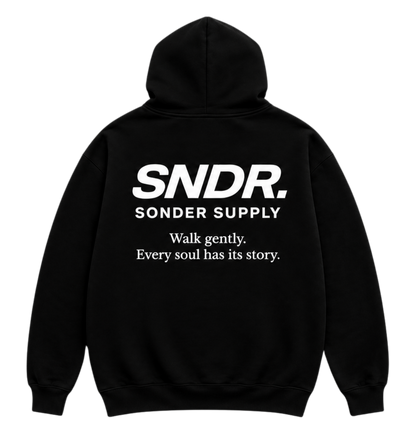 SNDR Signature Heavyweight Hoodie (Black)